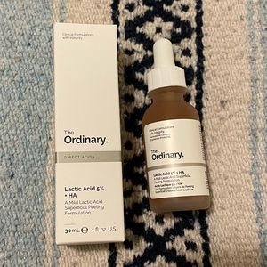 NEW ✨ The Ordinary Lactic Acid 5% + HA serum